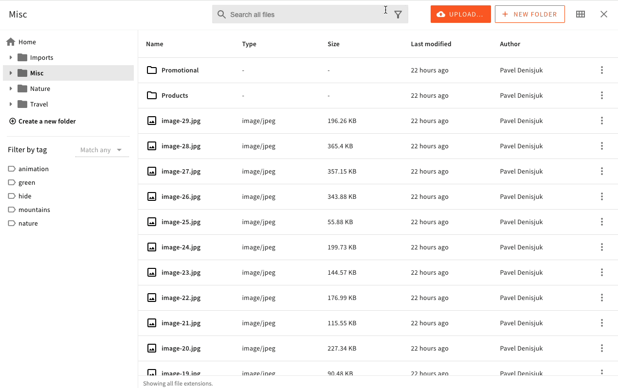 Toggle Filter in Action